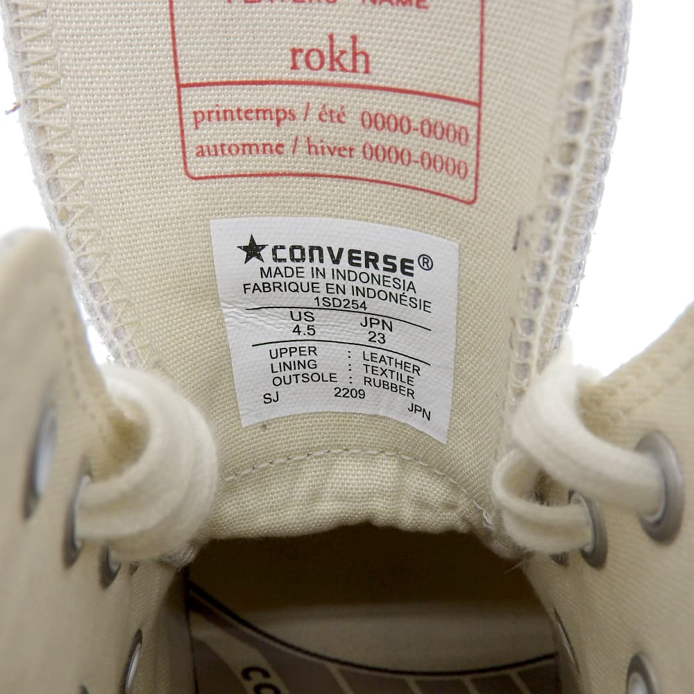 CONVERSE ADDICT Chuck Taylor High-Cut Sneakers Shoes Women's White 23.0cm 1SD254 Shoes 4.5(US) Women's