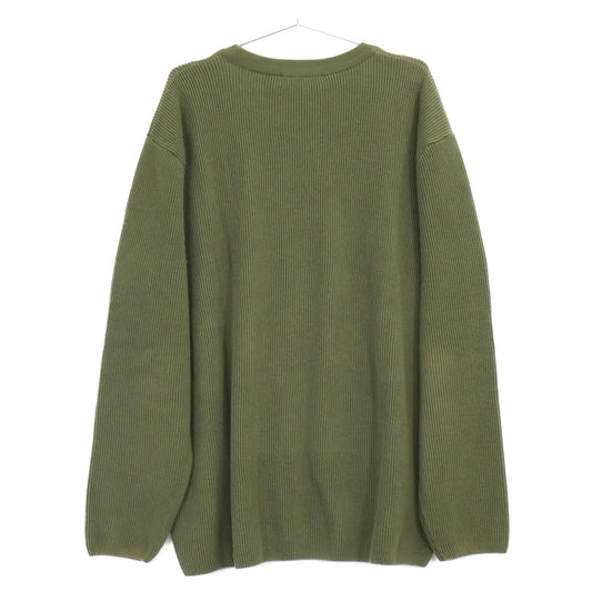 IM00511KT1064 Khaki Baby Fox Patch Knitted Top XL Men's