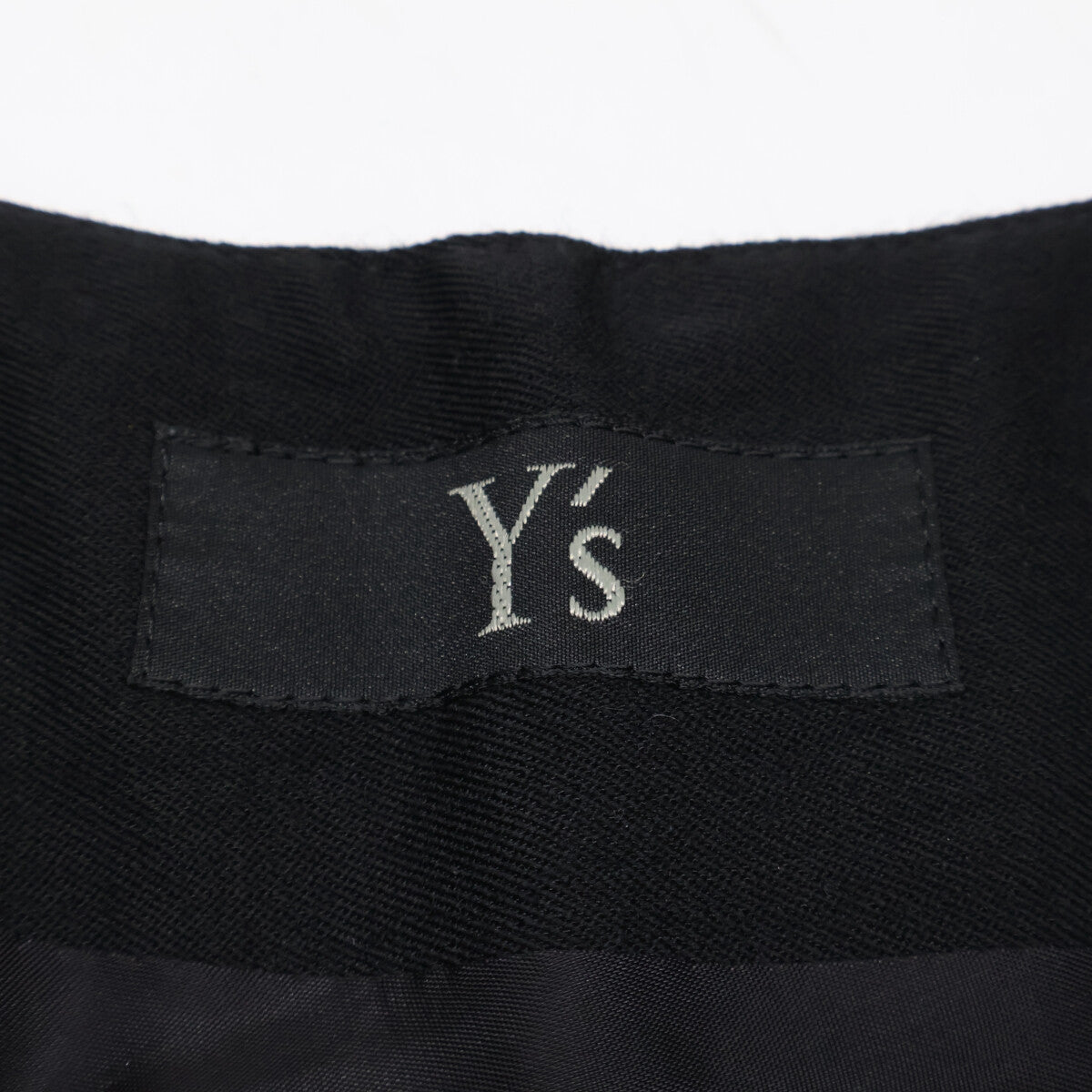 Y's YC-S01-101 wool-blend knit-pocket asymmetrical maxi skirt skirt