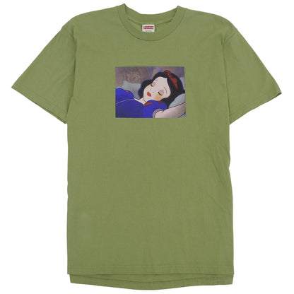 Supreme シュプリーム 白雪姫 コットン 短袖 T恤 上衣 男款 绿色 M 24AW 上衣