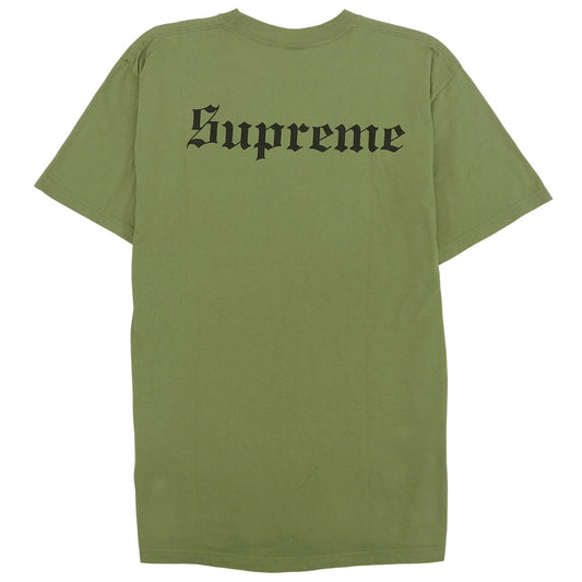 Supreme Snow White Cotton Cut and Sew Top Men's Green M 24AW Tops
