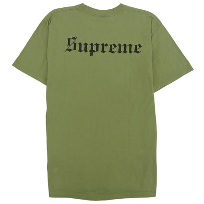 Supreme シュプリーム 白雪姫 コットン 短袖 T恤 上衣 男款 绿色 M 24AW 上衣
