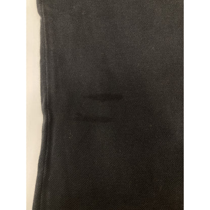 MONCLER Black Half-Zip Polo Shirt Top