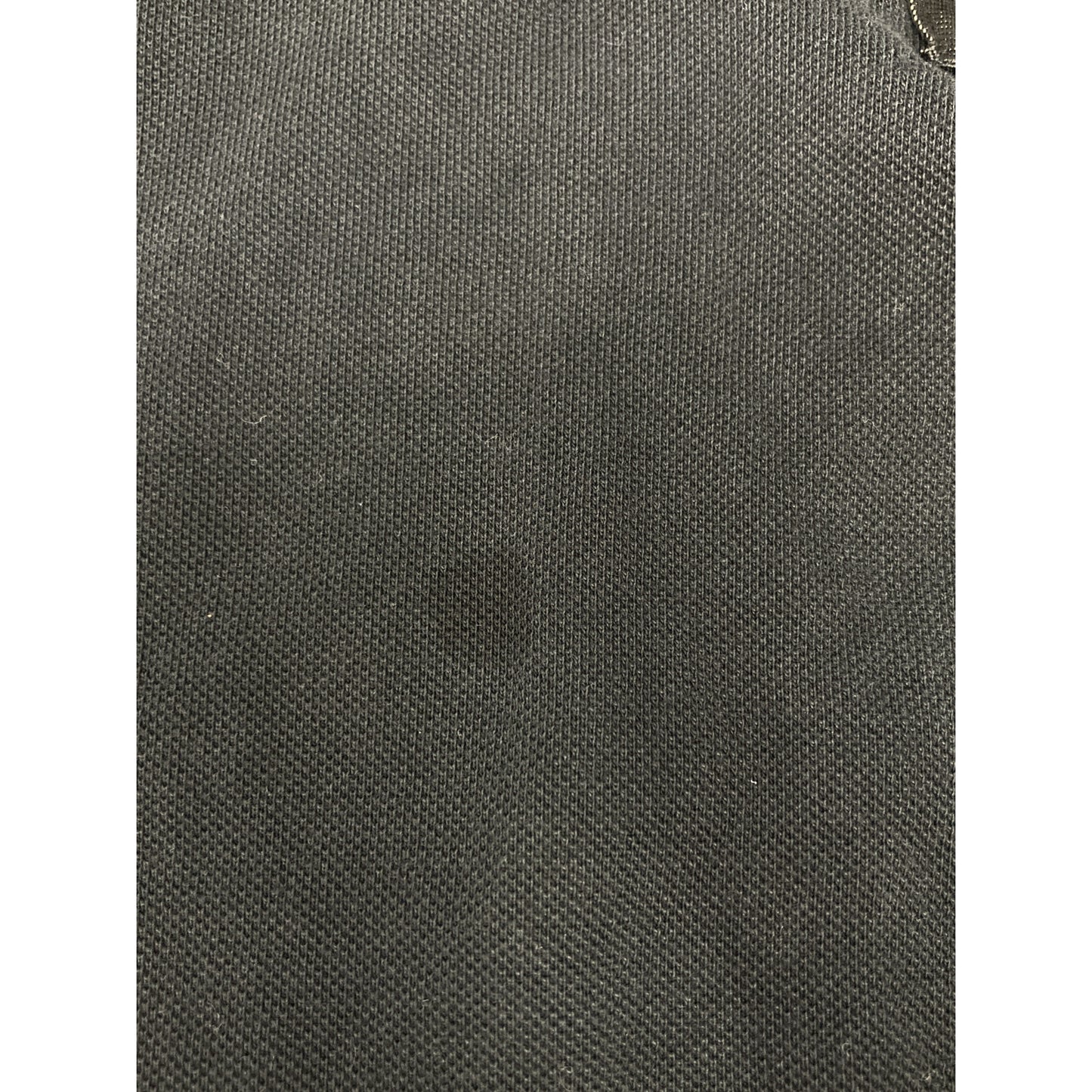 MONCLER Black Half-Zip Polo Shirt Top