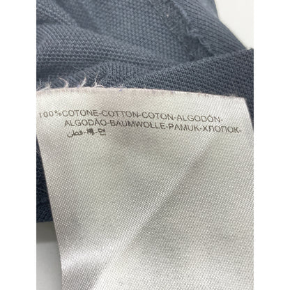 MONCLER Black Half-Zip Polo Shirt Top