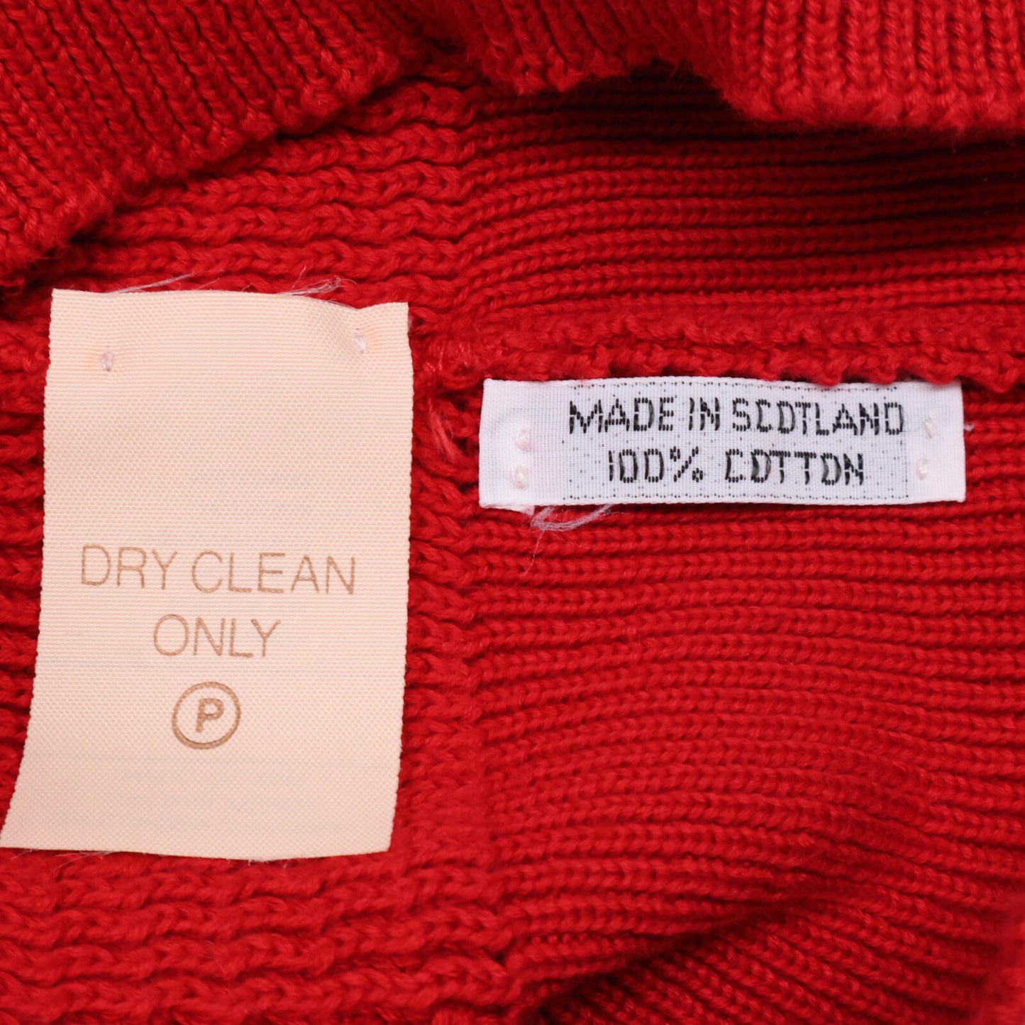 CHANEL Cotton Knit Polo Top Made in Scotland