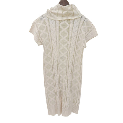 PLEATS PLEASE Pleats Please Turtleneck Sleeveless Dress Women's Beige Size 3 Dress
