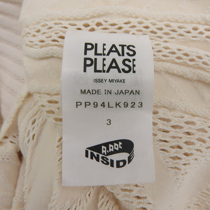 PLEATS PLEASE Pleats Please Turtleneck Sleeveless Dress Women's Beige Size 3 Dress