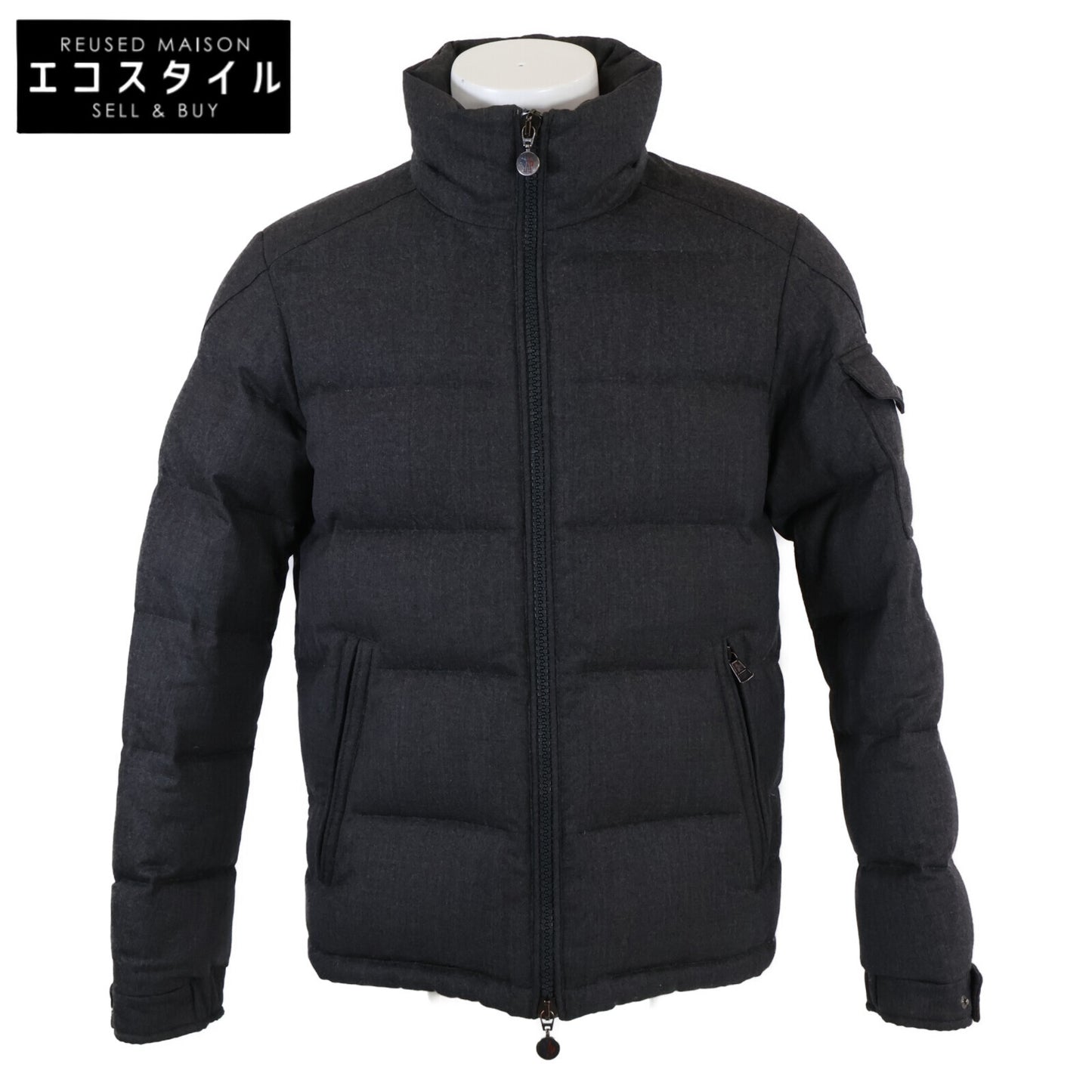 MONTGENEVRE Short Down Jacket, size 2, for men