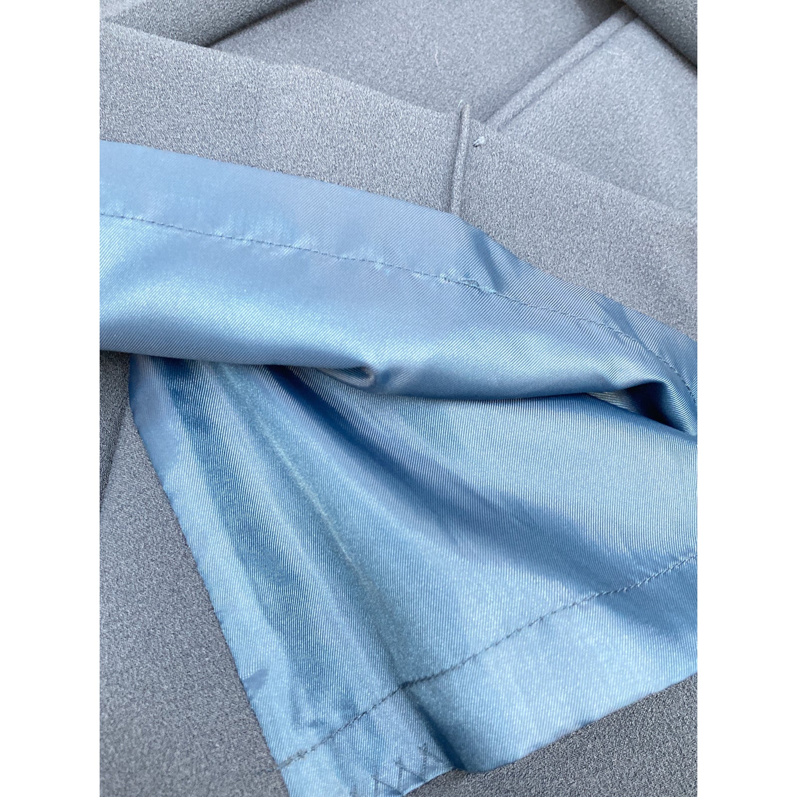 521850000501 Blue Back Pleated Coat Coat 1 Ladies