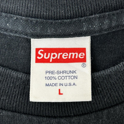 Supreme シュプリーム 22SS ブラック Person Tee 半袖 ロゴプリントTシャツ トップス