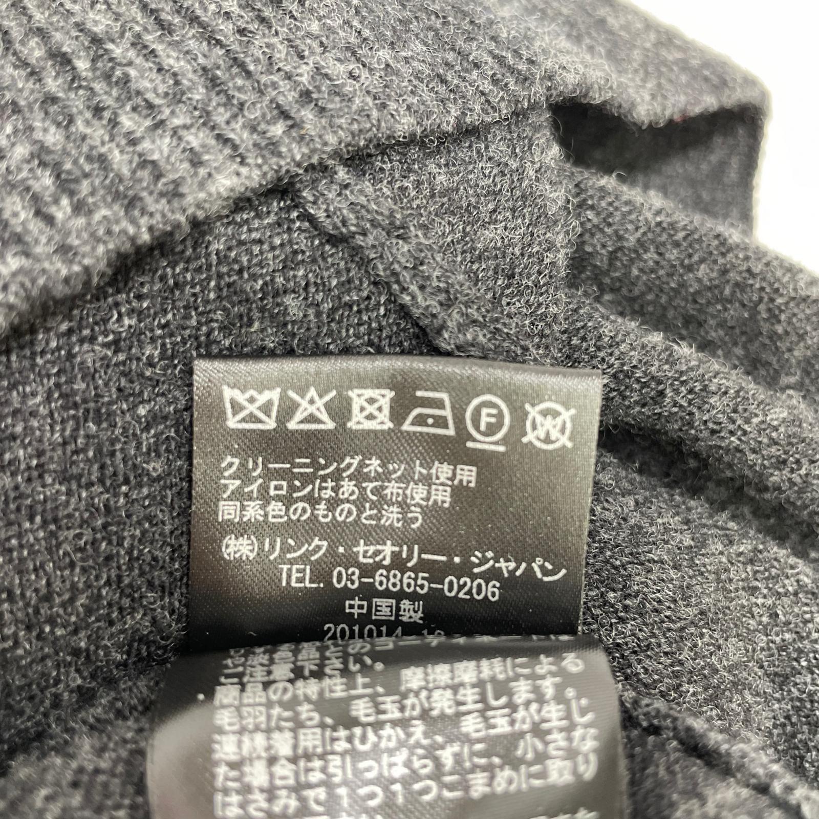 Theory 时装品牌 23年 灰色 羊毛羊绒混纺 高领连衣裙 连衣裙 S