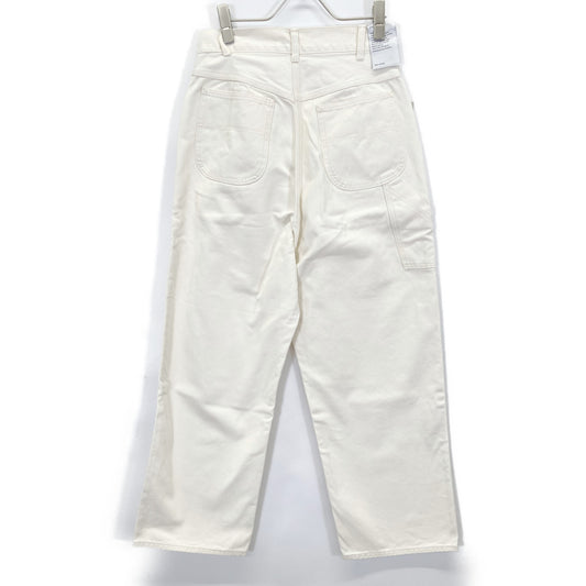 PTLM-145-SB White Cotton Twill Painter Pants Bottoms 1 Ladies