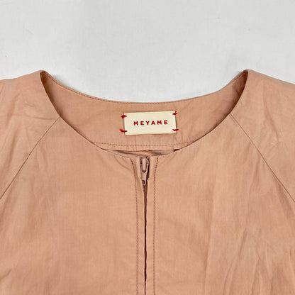 MEYAME メヤメ MEY-1423 ピンク HALF ZIP ALL IN ONE オーバーオール オールインワン