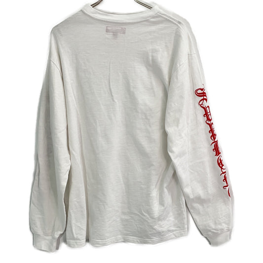 24FW White Old English L/S Top M Men's