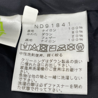 THE NORTH FACE The North Face ND91841 black×green Nuptse down jacket jacket