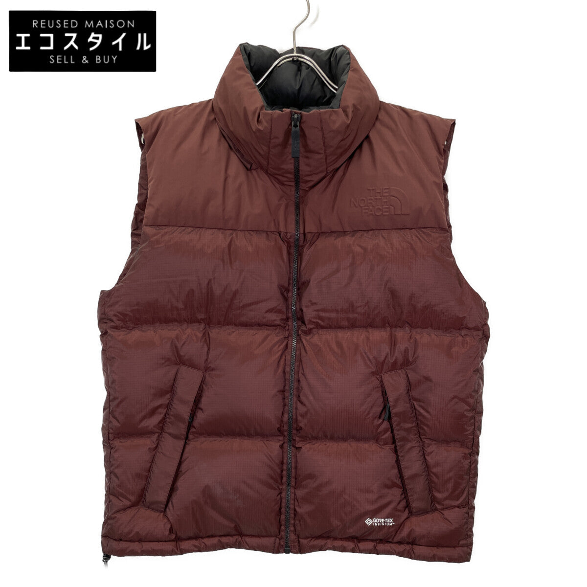 ND9202LAB Brown Nuptse Down Vest Vest S Men's