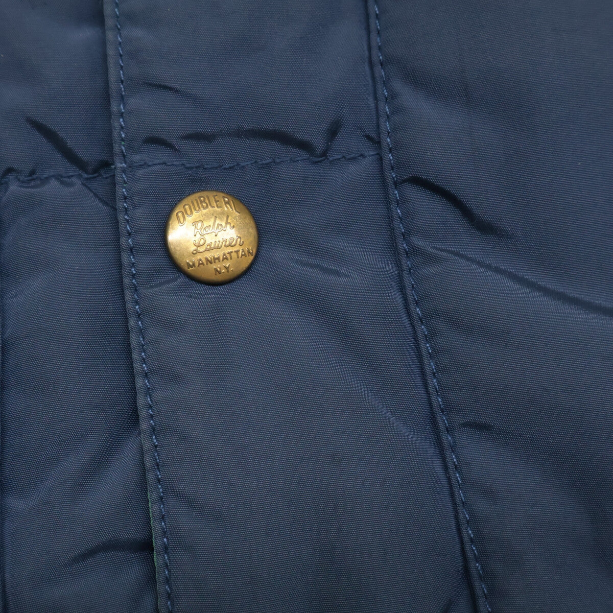 RRL Double RL Green×Navy reversible down vest Rocky Mountain Vests
