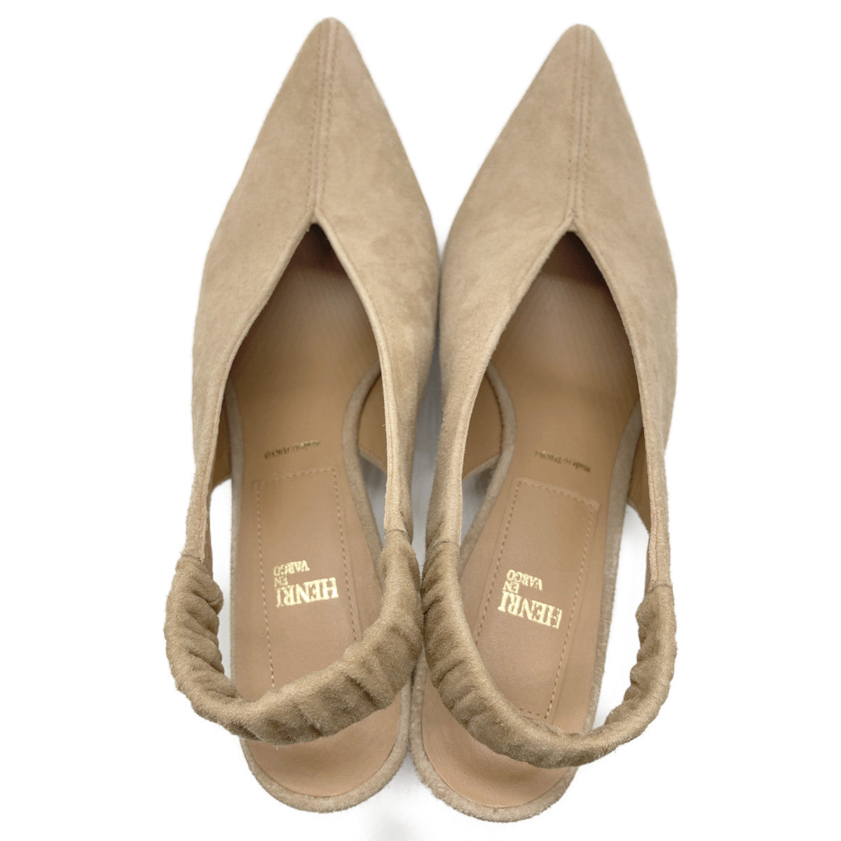 252041 MONICA Back-Strap Pumps Shoes 35.5 Women's
