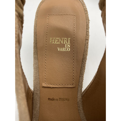 252041 MONICA Back-Strap Pumps Shoes 35.5 Women's