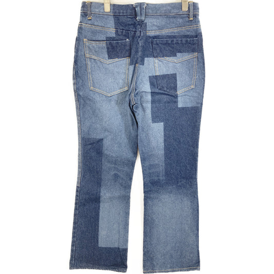 needles ニードルズ Blue Patchwork Denim Pants Bottoms S Men's