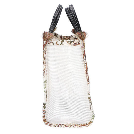 MESH PAISLEY Mesh Paisley Tote Bag for Women