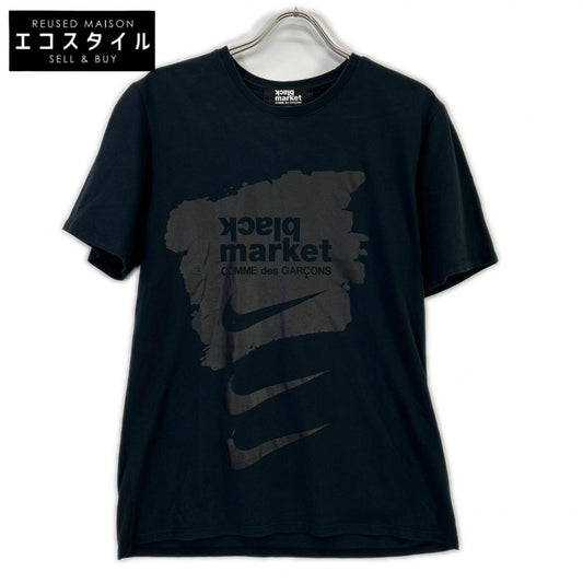 COMMEdesGARCONS コムデギャルソン ×NIKE ナイキ 17年製 OS-T010 ブラックマーケット限定 カットソー トップス