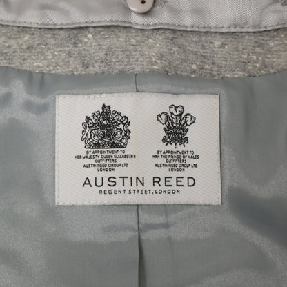 Austin Reed オースチンリード グレー ウール ミンクファー ビジュー ジャケット ジャケット
