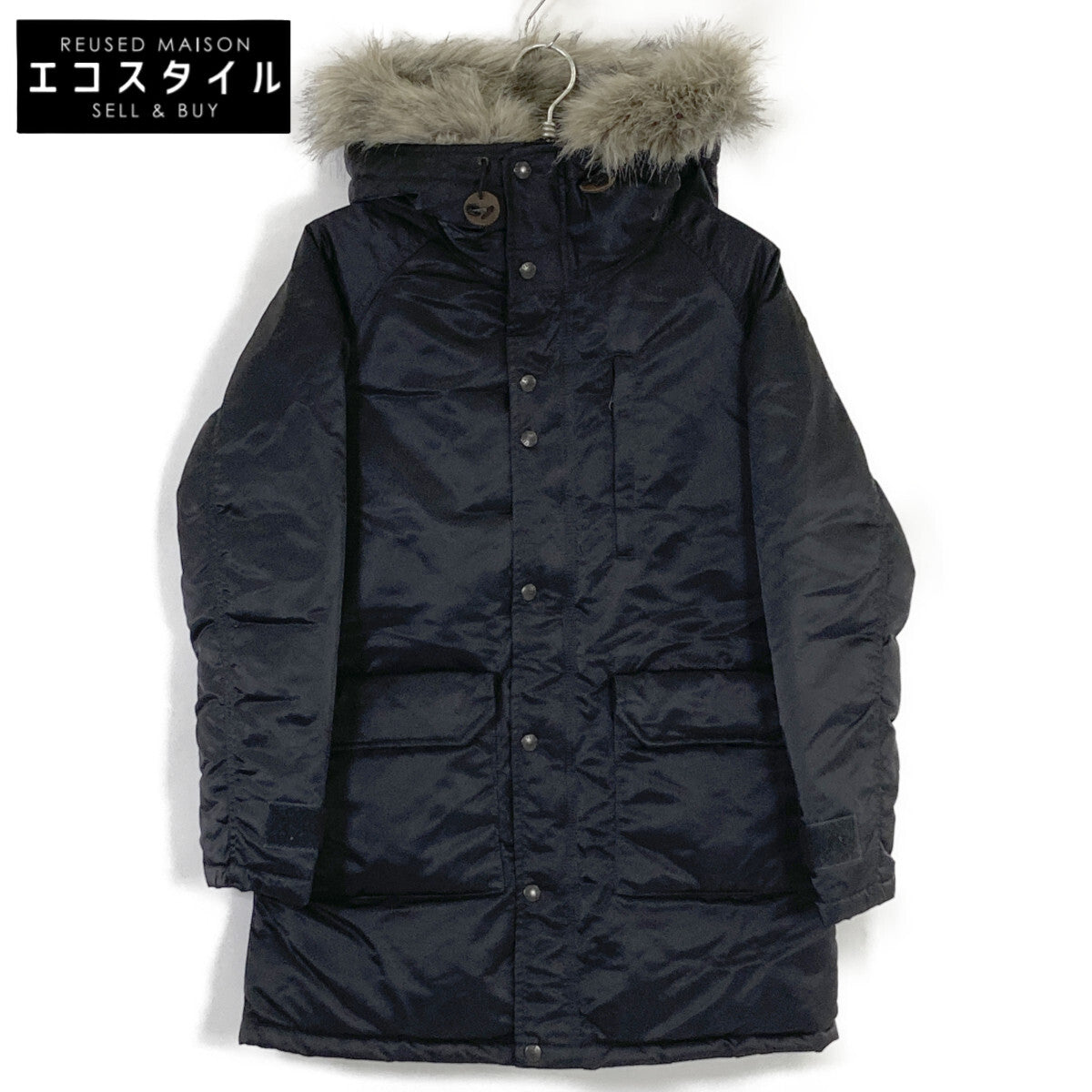 ND2767N Black KODENSHI Long Serow Down Jacket Jacket WS Men's