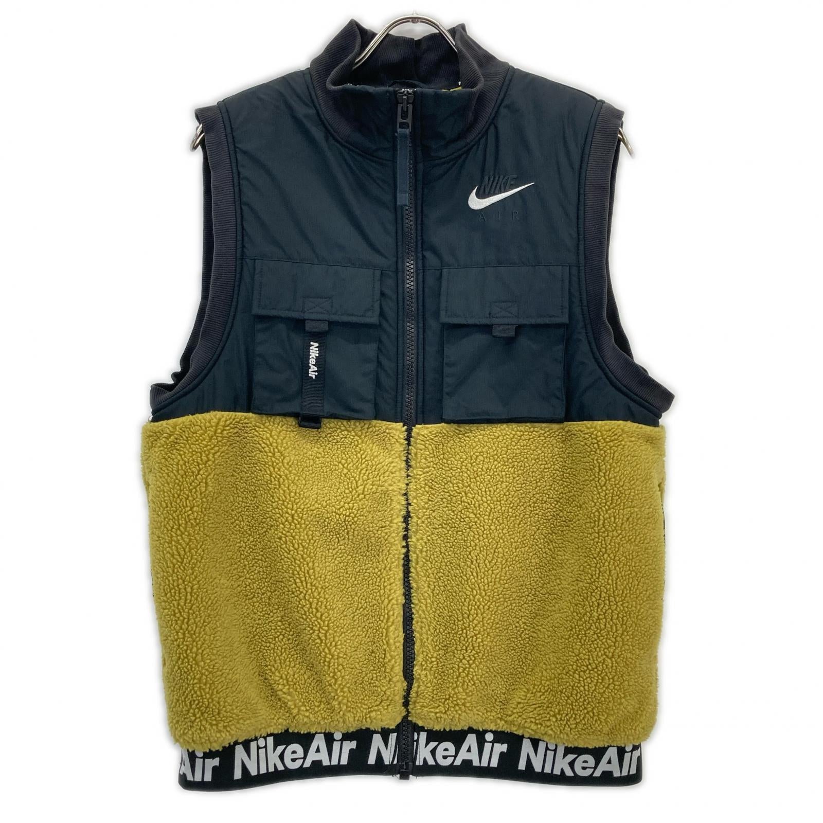 NIKE ナイキ ブラック×イエロー シンセティック ウィンターフィル ボアベスト ベスト