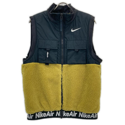 NIKE ナイキ ブラック×イエロー シンセティック ウィンターフィル ボアベスト ベスト