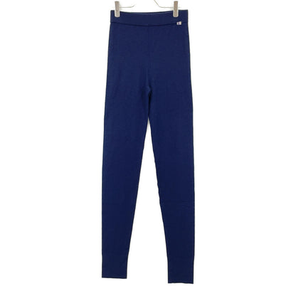 EXTREME CASHMERE Extreme Cashmere navy knit long pants bottoms