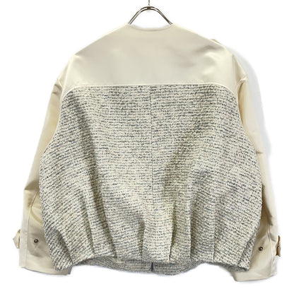 theory luxe Theory Luxe 2025 ivory Jewel Tweed Jira Jacket jacket