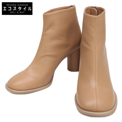 【新品】23WSHO-119 EDGE ROUND TOE SHORT BOOTS 皮革短靴/ 鞋履 37.5 女士
