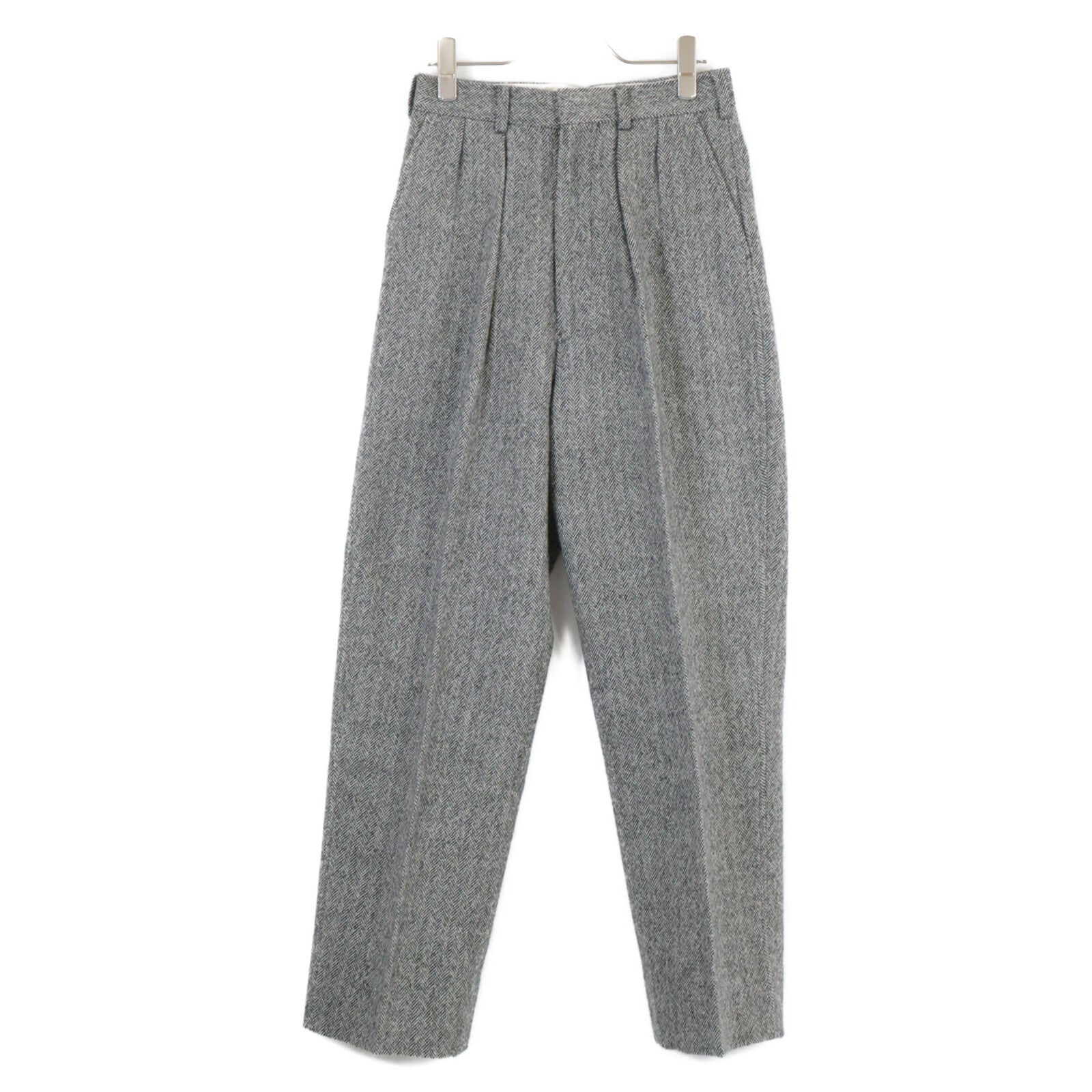 [× J.PRESS] PTLM-131 Suvin Cotton Herringbone Tweed Trousers Bottoms 1 Ladies