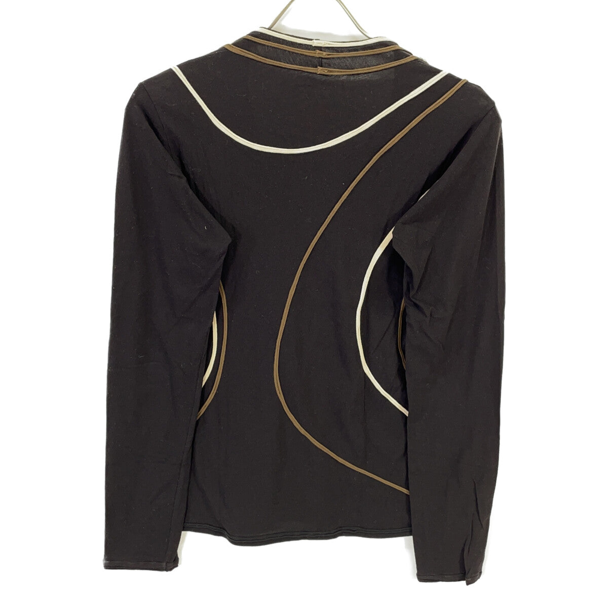 JURGEN LEHL Jurgen Lehl Black Cotton Long-Sleeved Top