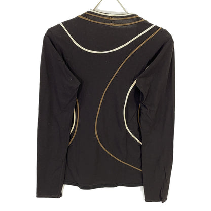 JURGEN LEHL Jurgen Lehl Black Cotton Long-Sleeved Top