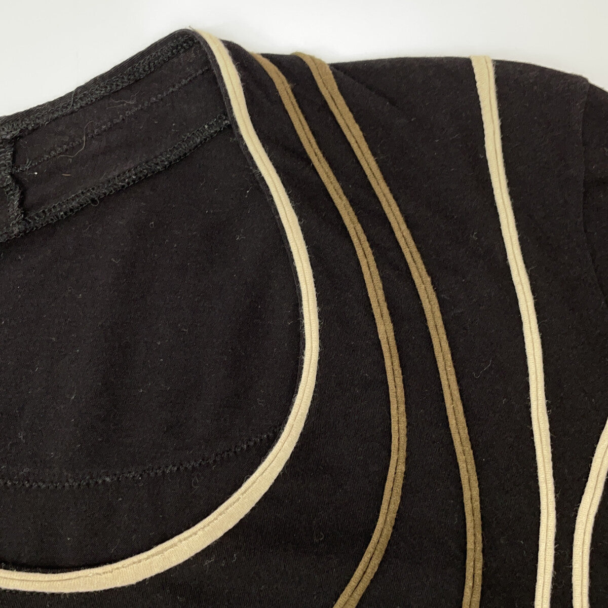 JURGEN LEHL Jurgen Lehl Black Cotton Long-Sleeved Top