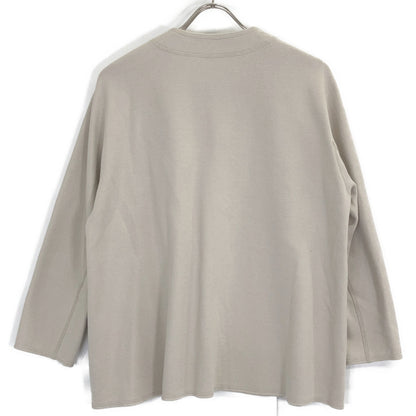JURGEN LEHL Beige Collarless Cotton Jacket