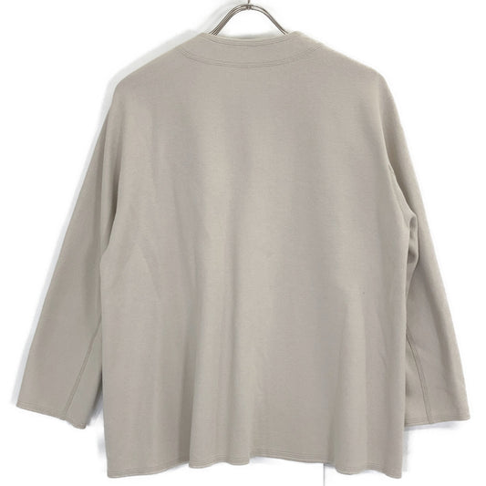 JURGEN LEHL ヨーガンレール ベージュ ノーカラー コットン ジャケット ジャケット