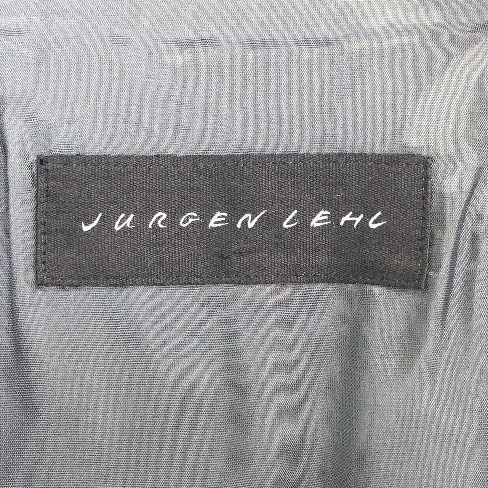 JURGEN LEHL 尤根·雷尔 灰色 羊毛混纺人造丝夹克 夹克