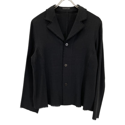 Women's Black Linen-Blend Tailored Jacket