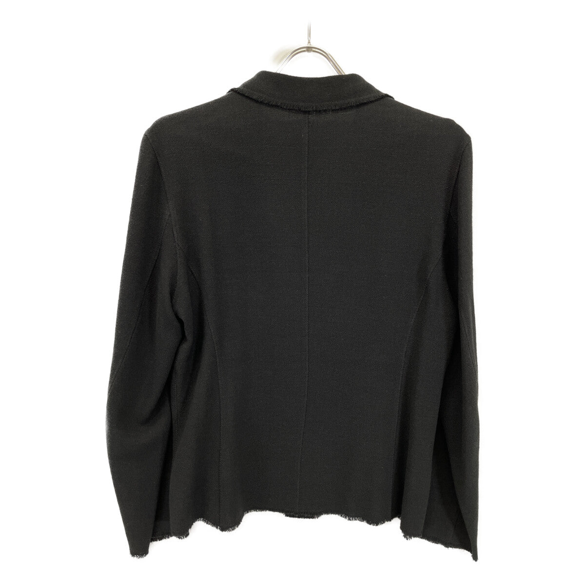 Women's Black Linen-Blend Tailored Jacket