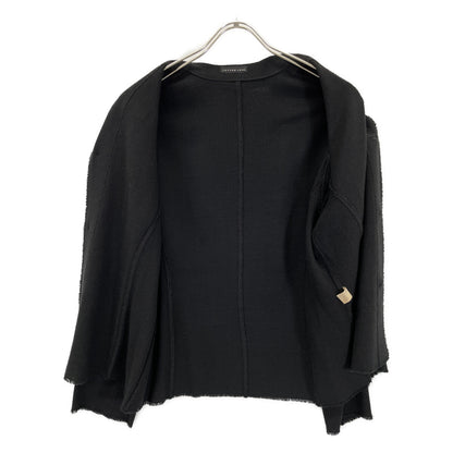 JURGEN LEHL Black Linen×Wool Tailored Jacket Jacket