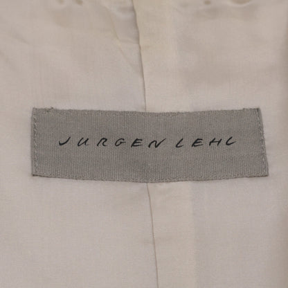 JURGEN LEHL Jurgen Lehl Beige Wool Stand Collar Coat Coat