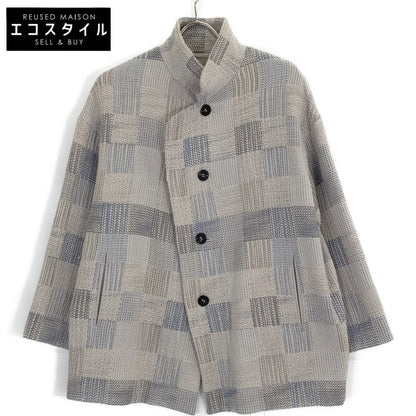 White Wool Plaid Check Tweed Coat for Women