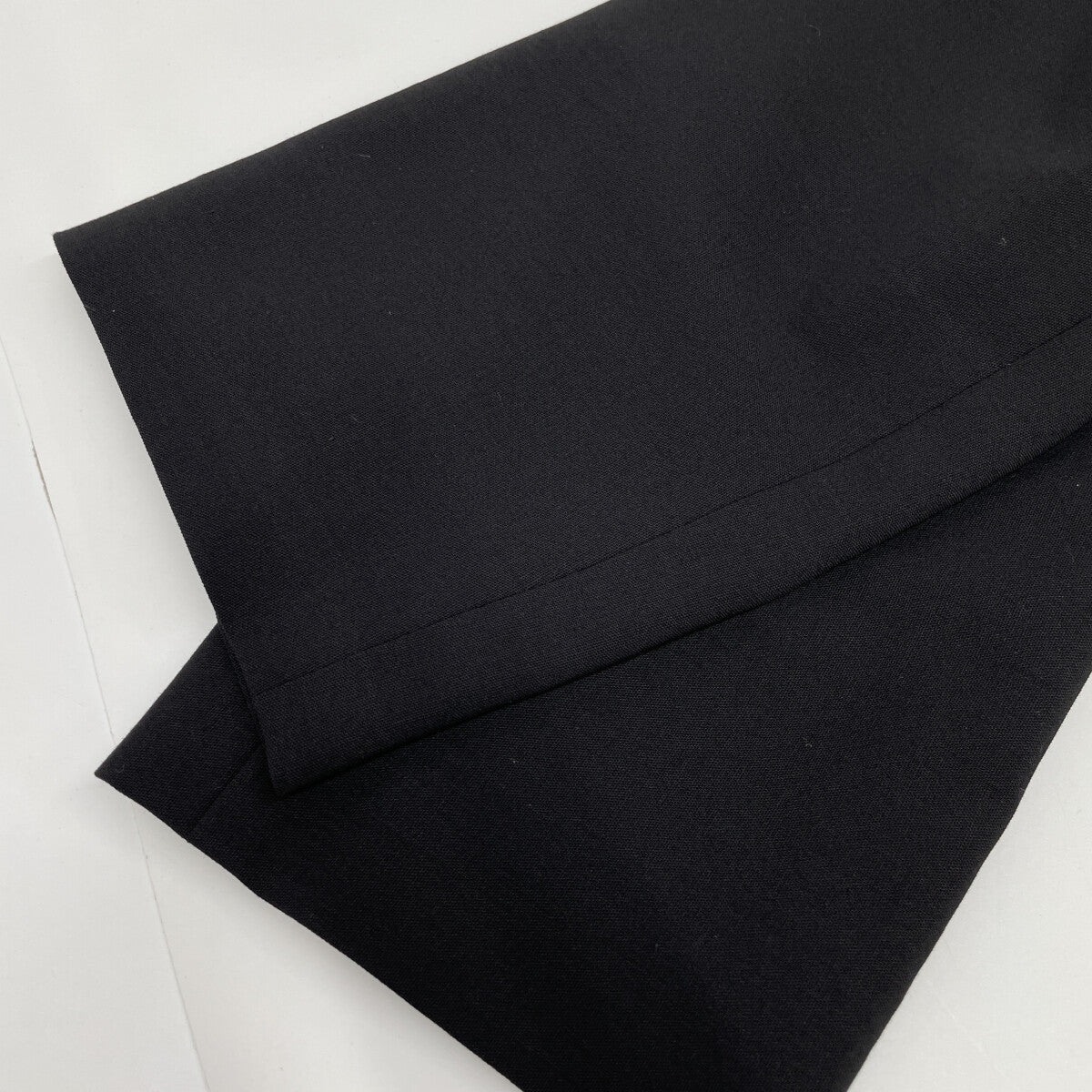BLACK WOOL COLLARLESS JACKET Jackets Women