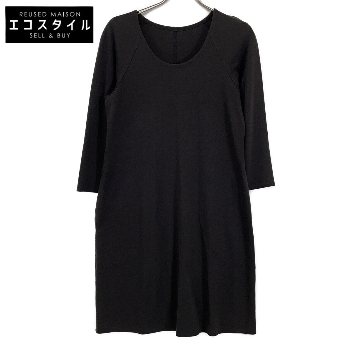 JURGEN LEHL Brown Silk×Wool Dress Dress