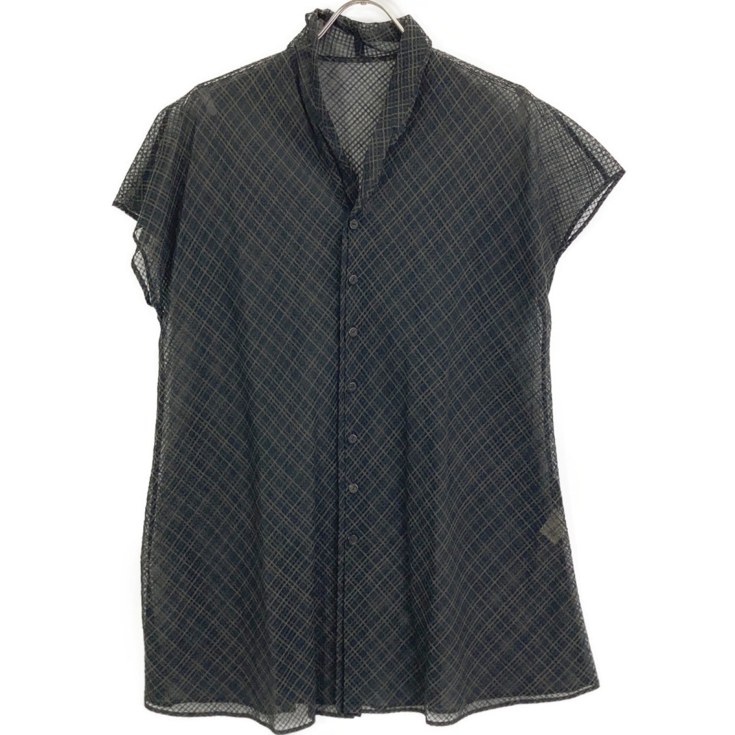 JURGEN LEHL Black Silk x Cotton Shirt Dress
