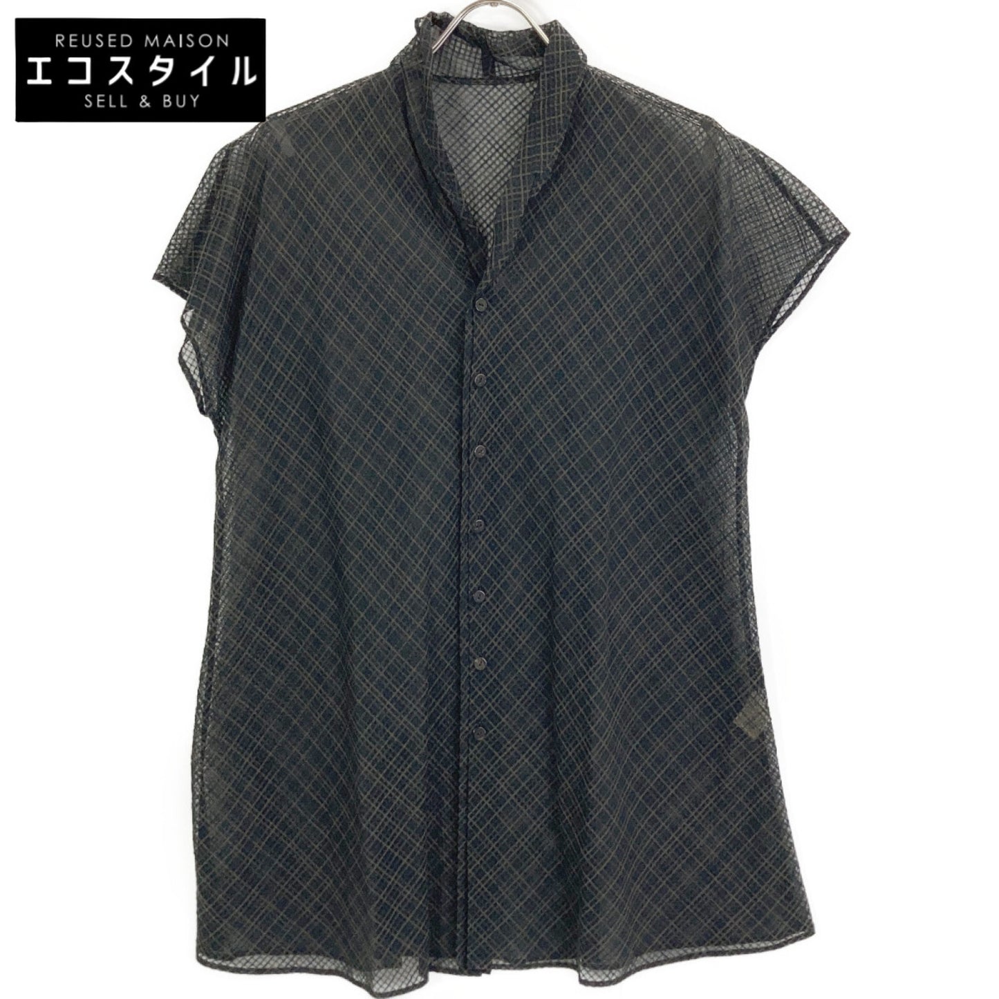 JURGEN LEHL Black Silk x Cotton Shirt Dress